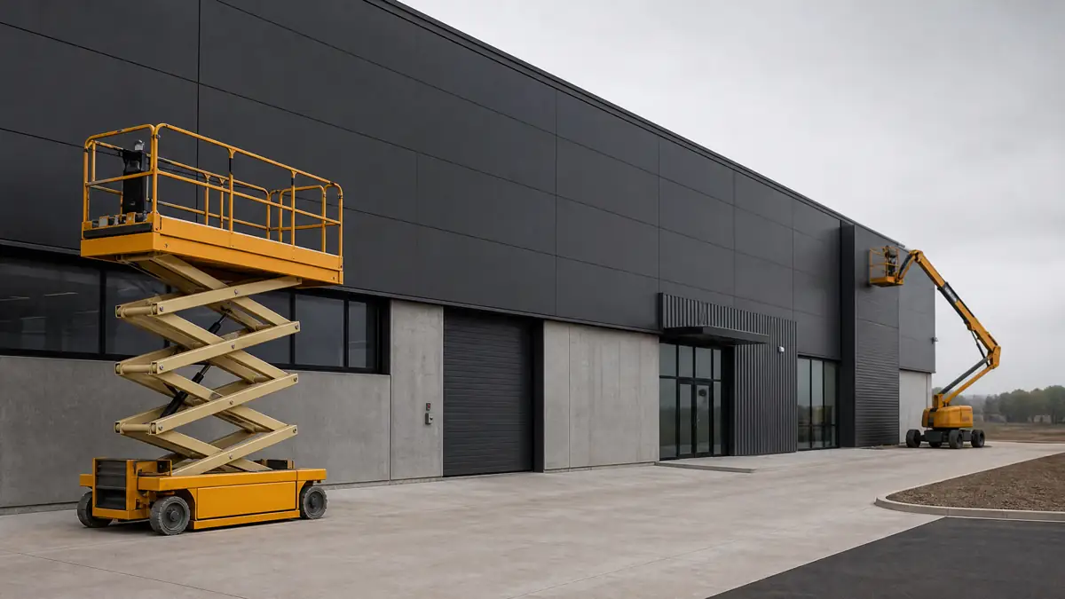 Articulating Boom Lifts jobsite access in Boise